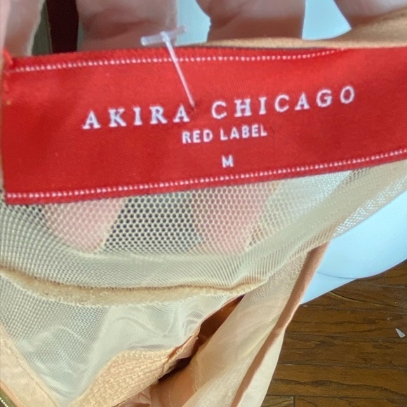 Akira Chicago Red Label Peach Blouse - Picture 7 of 8
